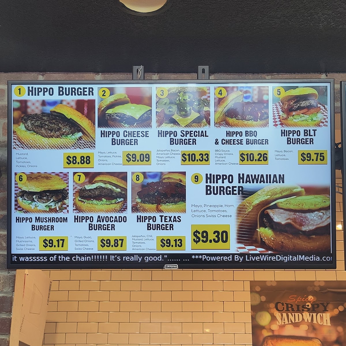 Hippo Burgers Menu - Image 3