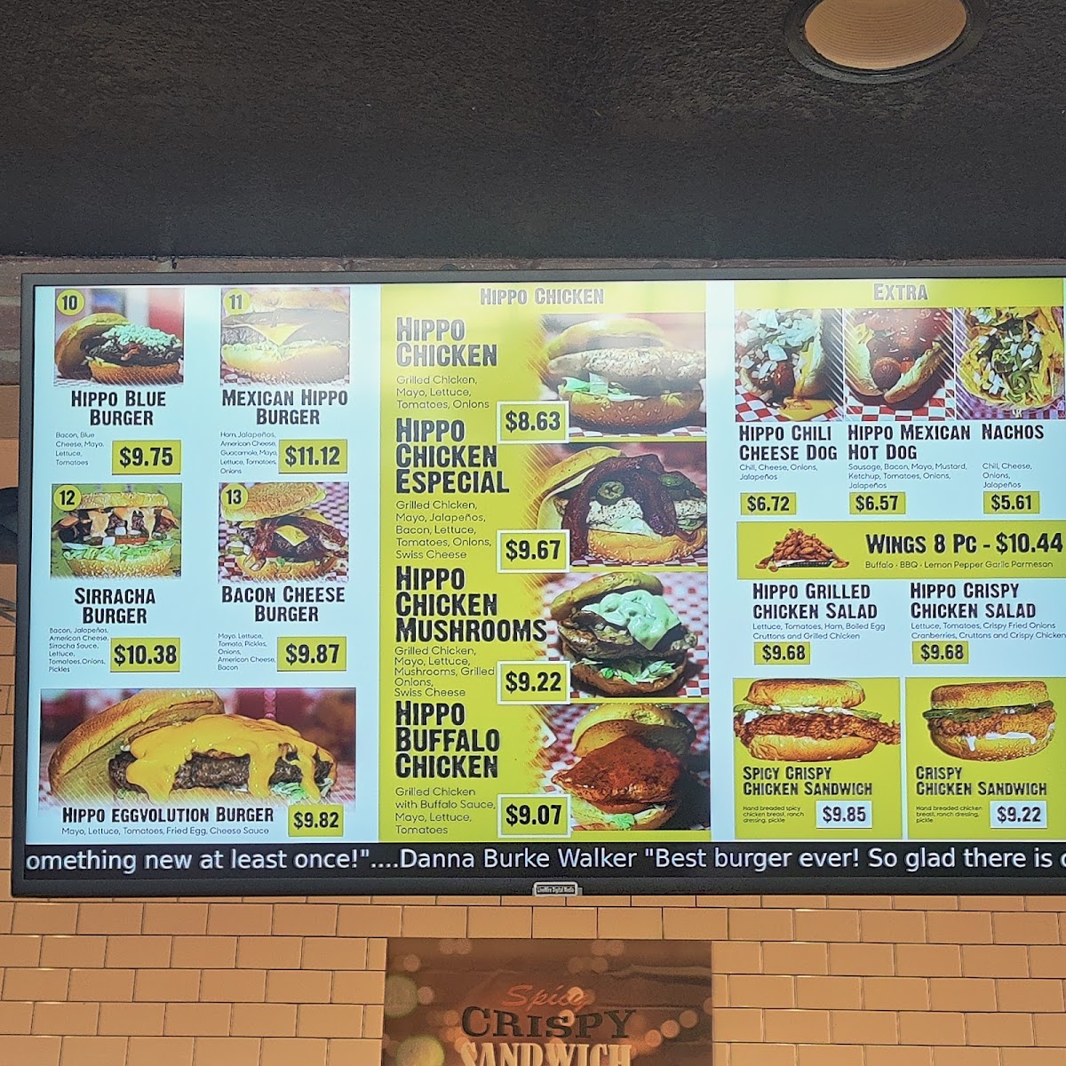 Hippo Burgers Menu - Image 4